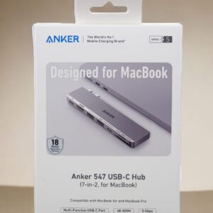USB C Hub for MacBook, 7-in-2 mac Dock with 4K@60Hz HDMI, Compatible with Thunderbolt 4, 1 Type C and 2 USB A Data Ports for MacBookPro 13 Inch, MacBookAir M4/M5, and More (Not Work with Neo)