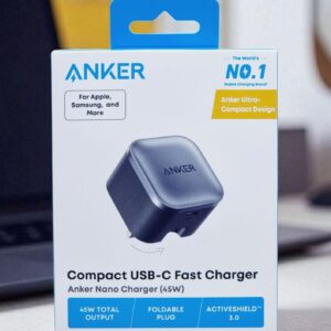 Nano II 45W USB C Charger, GaN II PPS Fast Compact Foldable Charger adapterfor iPhone 17/16 Series, Pixel 9, iPad, Samsung Galaxy S26/S25 Ultra/S24 Series PIXEL