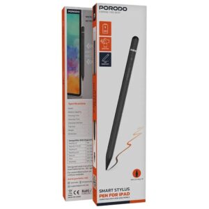 Smart Stylus Pen for Apple iPad A16 Magnetic Pencil with Palm Rejection and Tilt Sensitivity for Precision Drawing, Writing, and Note-Taking - BLACK