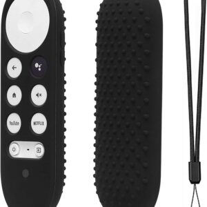 Chrome Cast chromecast Remote Control with silicone case cover (black)