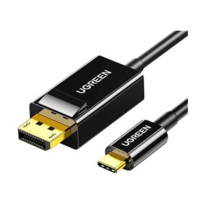 USB-C Male to DisplayPort Male Cable 1.5m – Black