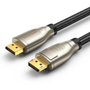 Displayport 1.4 8K Cable - DP Male To Male, Black/Gold  2M (1YR WRTY)